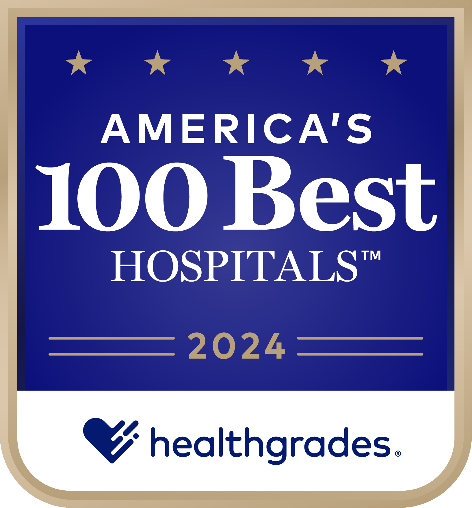 Heathgrades Top 100 2024 Award